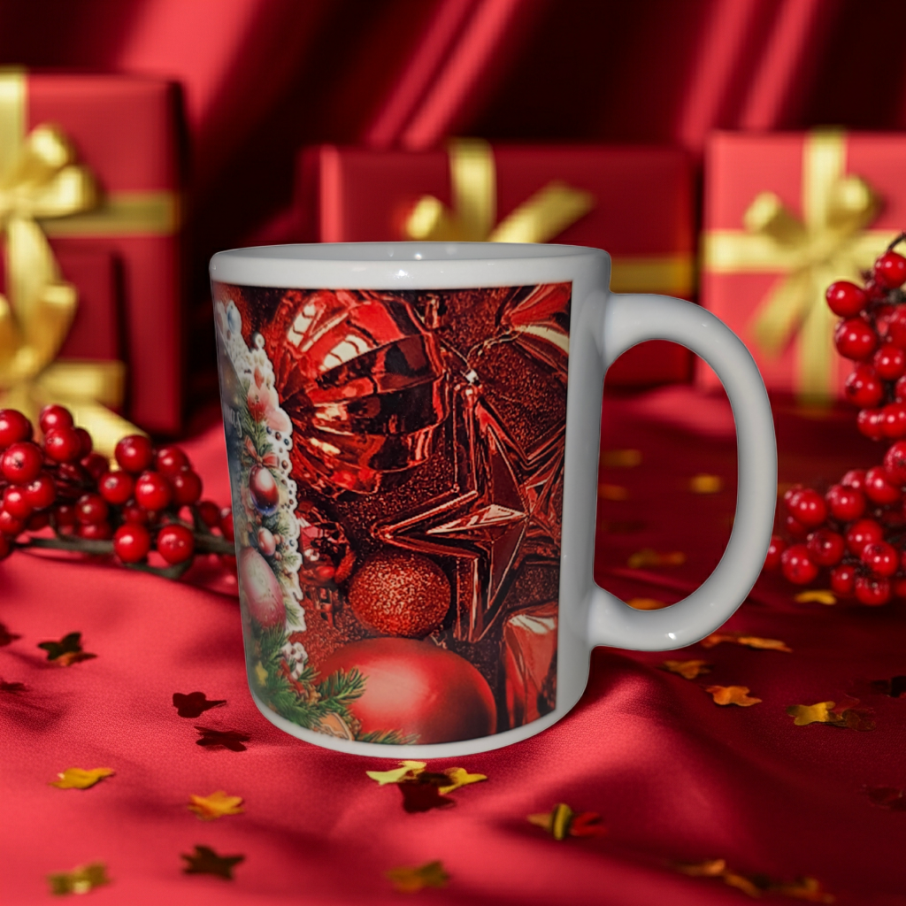 Merry Christmas Santa Mug – Festive Holiday Coffee Cup