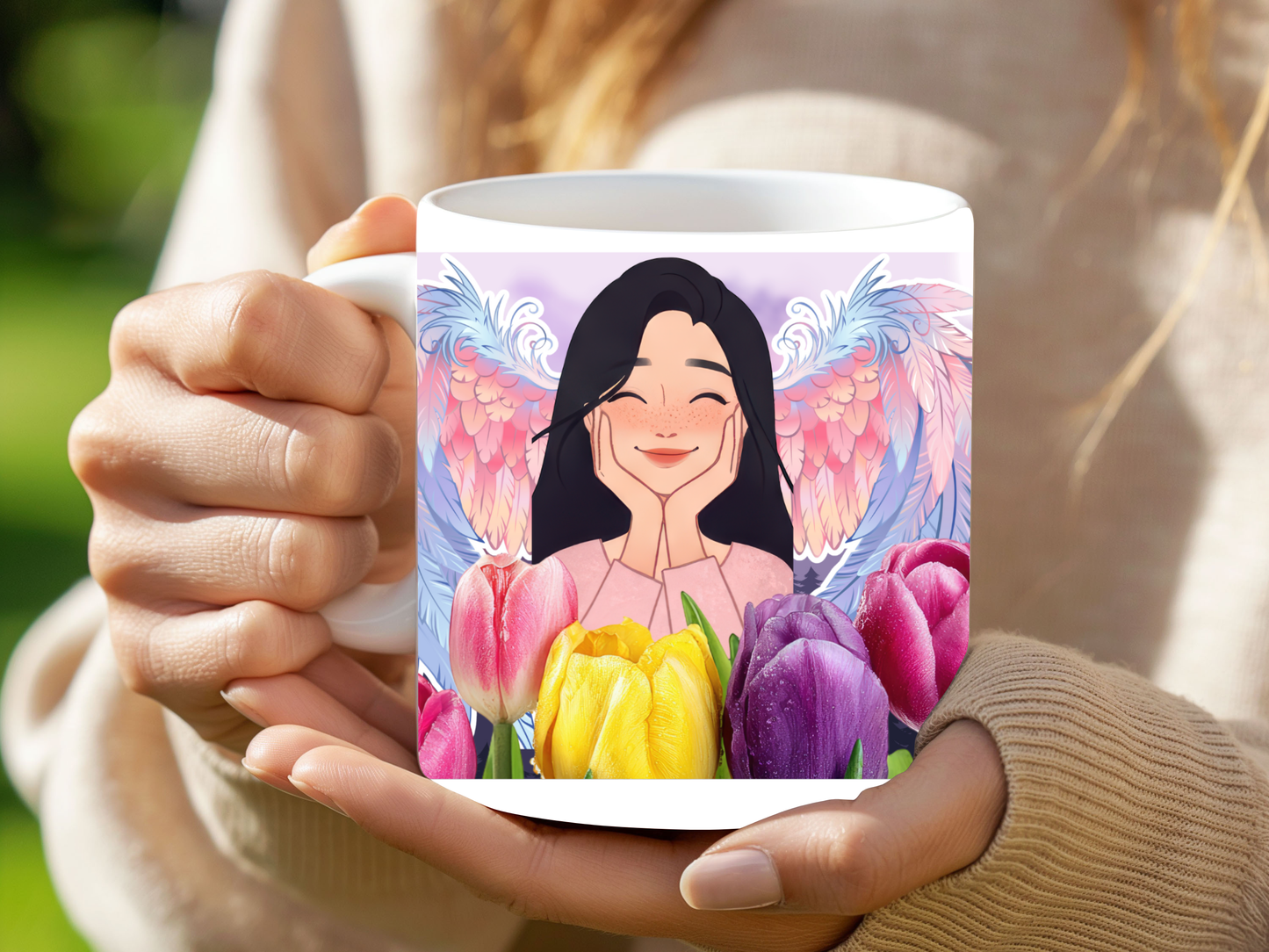 Blooming Smile Mug – Self Love & Positivity Coffee Cup